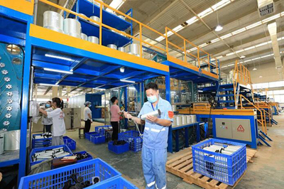 新材料產業延鏈壯鏈 鑫石管業項目向一期全面投產沖刺